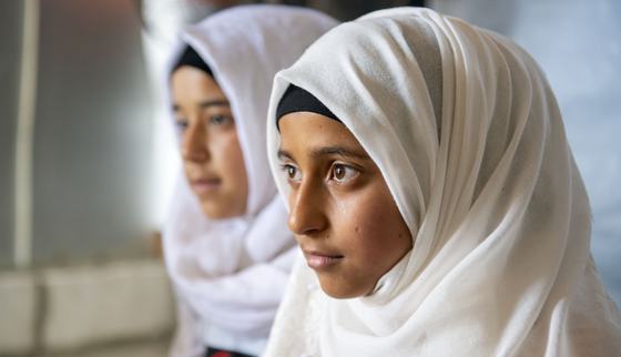 Girl Laila cannot go to school due to the war in Syria, she fled to Lebanon but due to the coronavirus she again cannot continue her education_War Child _200802