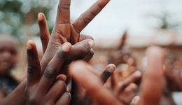 Peace sign - Ugandan children's hands_War Child_190919.jpg