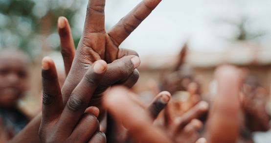 Peace sign - Ugandan children's hands_War Child_190919.jpg