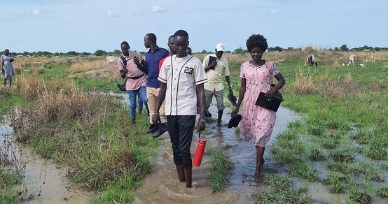 RAs' in the field cropped