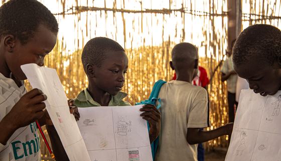 200304_War Child_South Sudan_Tonga_Primary_School_Drawing