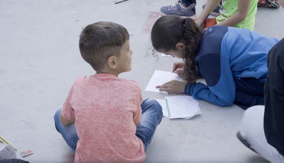 War Child's Child-friendly spaces offer a place of rest and recreation