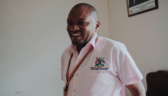 Refugee Settlement Commandant Robert in Uganda explains about the refugee camp_War Child_Uganda_190919