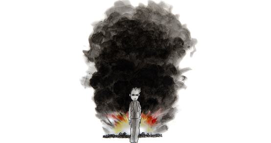 Tekening Thé Tjong-Khing_Getekend voor het leven War_Child_Nederland_19XXXX