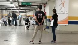 War Child distributing food in Lebanon since the costs have doubled the past six months and services have been disrupted_Lebanon_Emergency Response_201005