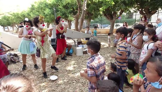 War Child Karentina in Beirut_washing hands_Lebanon_201030